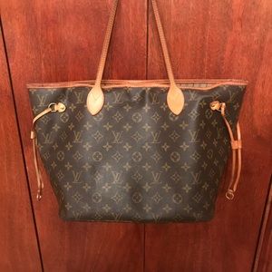 Authentic Louis Vuitton Monogram Neverfull MM